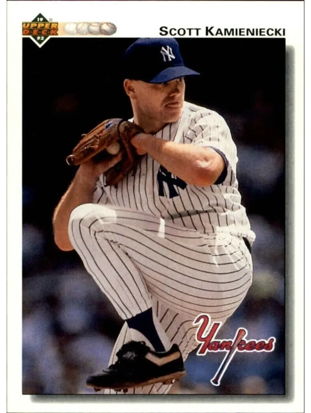 Scott Kamieniecki 1992 Upper Deck MLB #46 Baseball Card New York Yankees